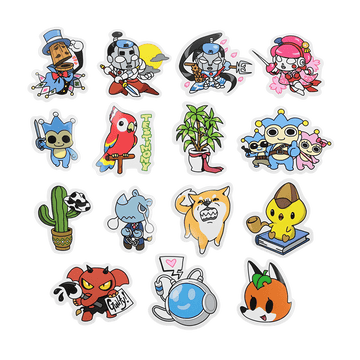 Criminally Cute Mascot Sticker Set