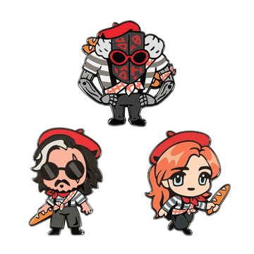 Baguette Character Pins Set 1