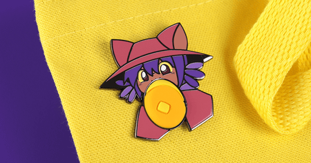 New OneShot scarves and pins + Dredge plushes have arrived! Go fishing for three-headed cod