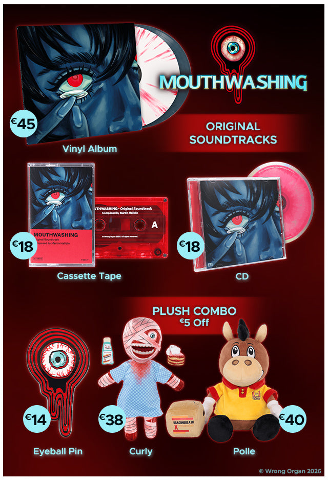 New MOUTHWASHING merch available at Fangamer.eu