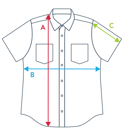 Illustration of Brist S01COT Pattern Button Up Shirt