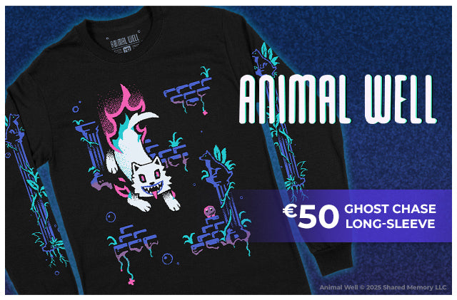 New Animal Well long-sleeve shirt is available at Fangamer.eu