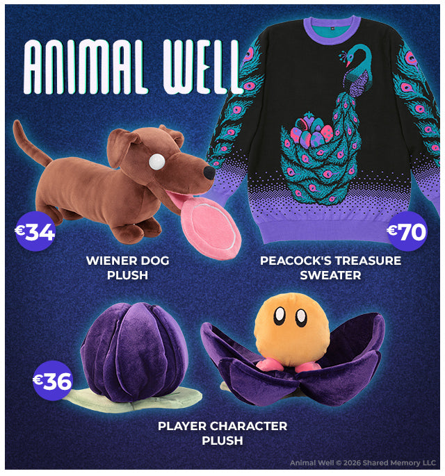 New Animal Well merch available at fangamer.eu