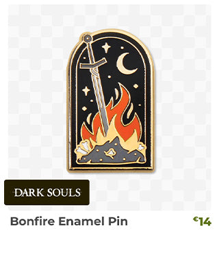 Bonfire Enamel Pin is back in stock at fangamer.eu