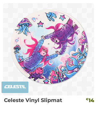 Celeste Vinyl Slipmat is back in stock at Fangamer.eu