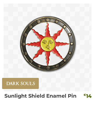Sunlight Shield Enamel Pin is back in stock at fangamer.eu