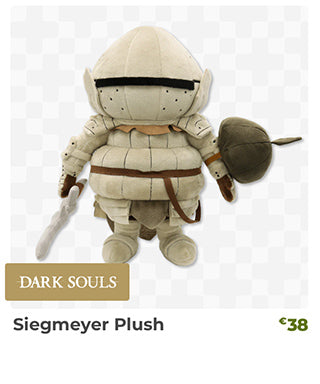 Siegmeyer Plush is back in stock at fangamer.eu