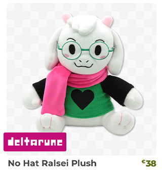 No Hat Ralsei Plush is back in stock at Fangamer.eu
