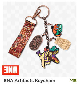 ENA Artifacts Keychain is back in stock at fangamer.eu