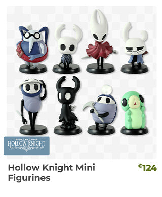 Hollow Knight Mini Figurines are back in stock at fangamer.eu