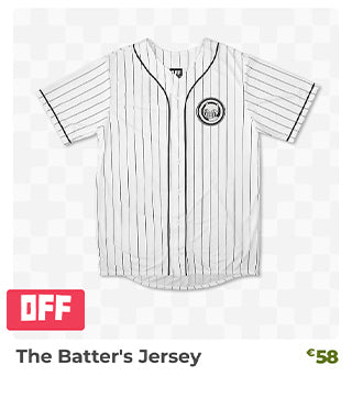 The Batter's Jersey is back in stock at fangamer.eu