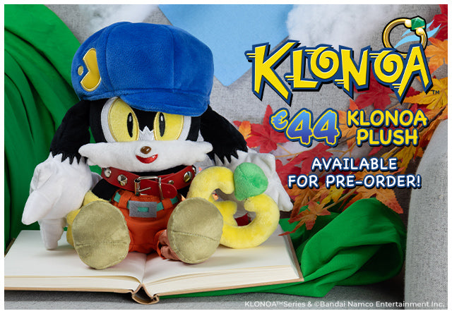 Klonoa plush now available for preorder at Fangamer.eu!