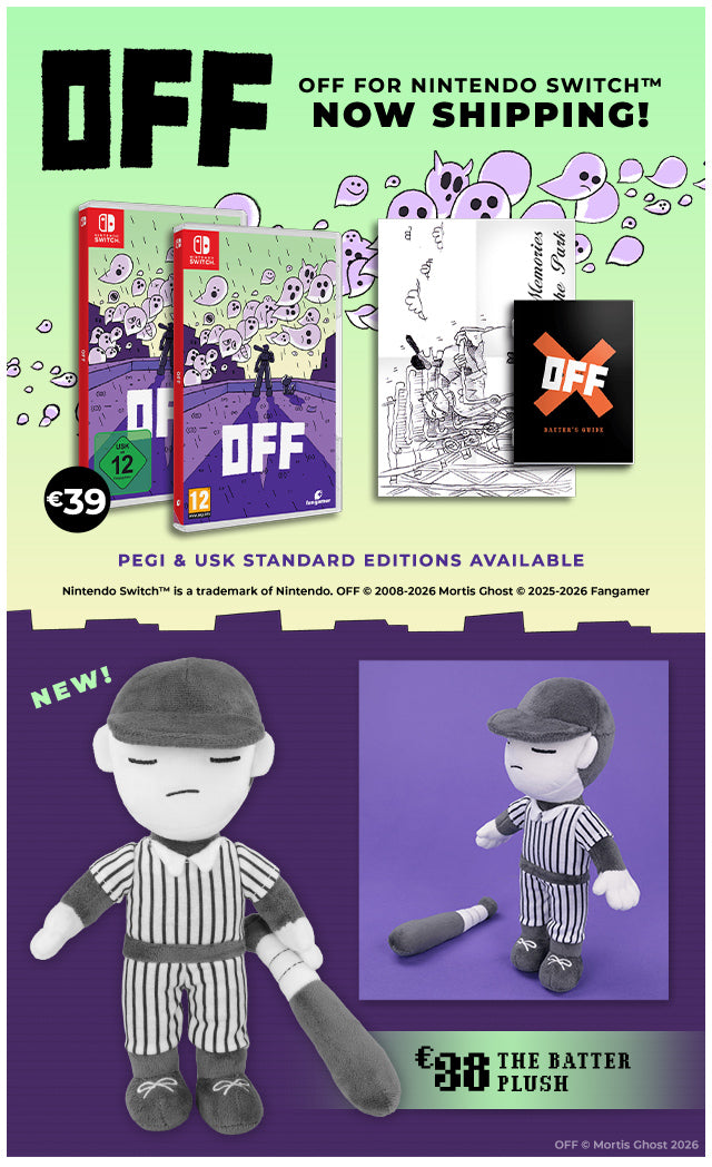 New OFF merch available at fangamer.eu