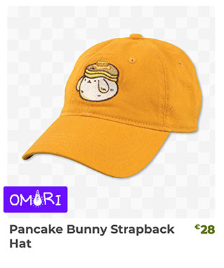 Pancake Bunny Strapback Hat is back in stock at Fangamer.eu