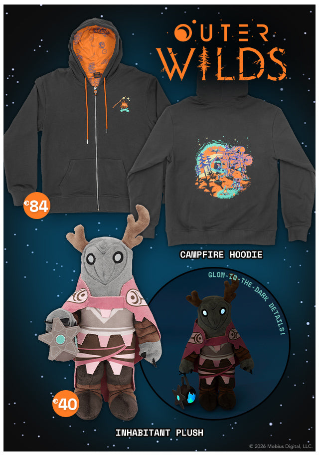 New Outer Wilds merch available at fangamer.eu