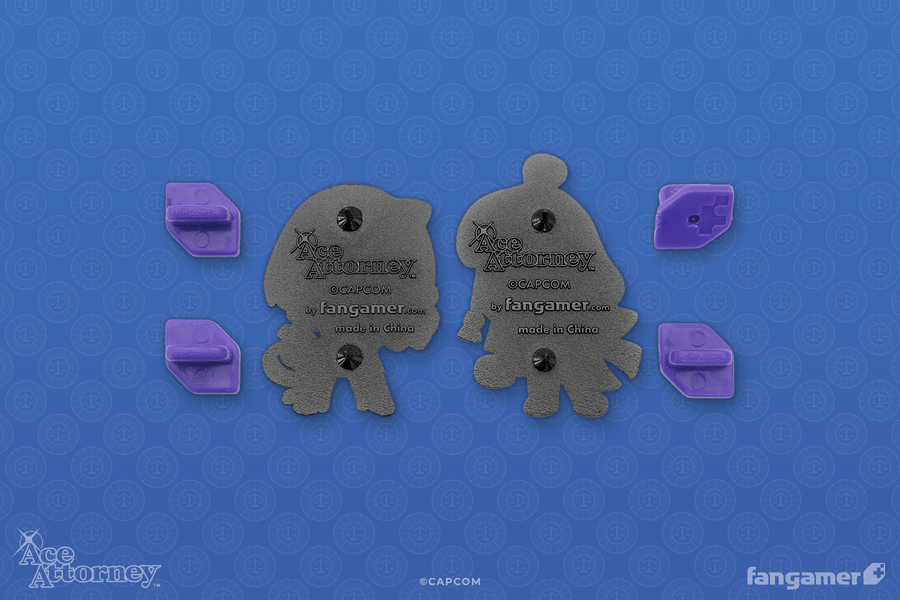 Maya vs. Franziska Pin Set - Ace Attorney