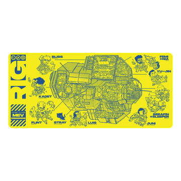 Rig Cross-Section Desk Mat