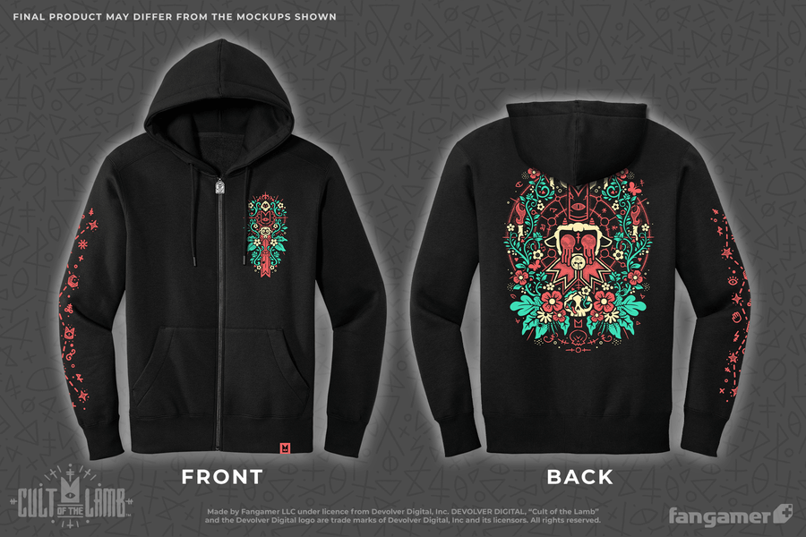 Deal with the Devil Hoodie - Cult of the Lamb