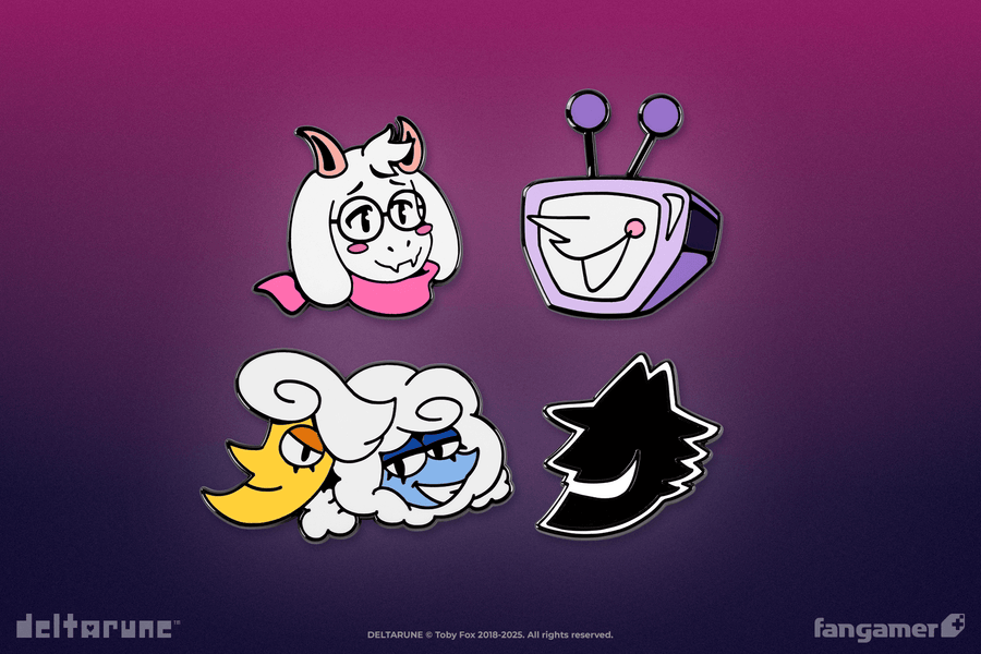 DELTARUNE Character Pins Set 4 - DELTARUNE