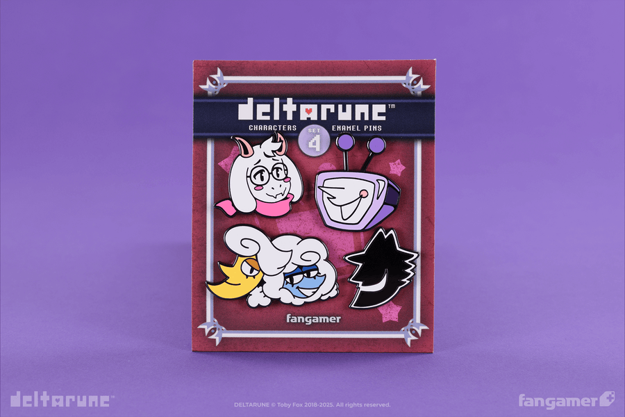 DELTARUNE Character Pins Set 4 - DELTARUNE