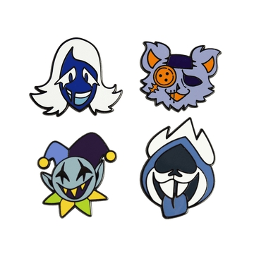 DELTARUNE Character Pin Set 2