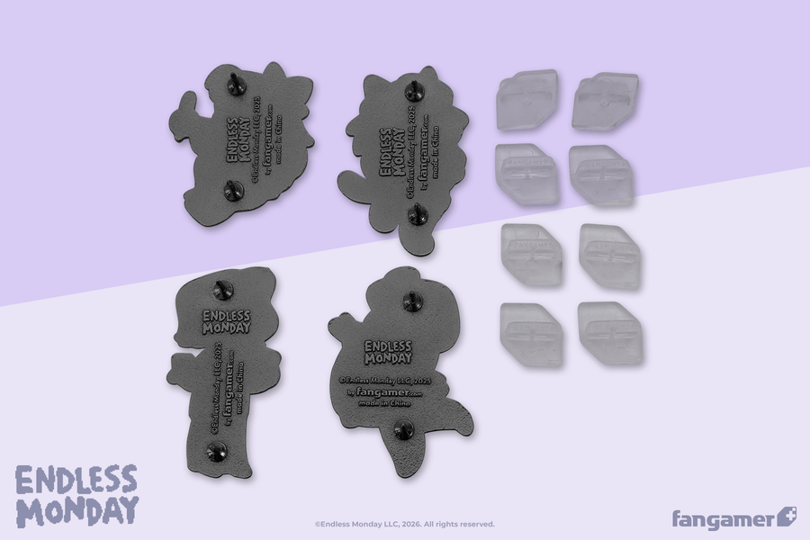 Endless Monday Character Pin Set - Endless Monday: Dreams and Deadlines