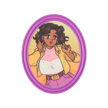 Reina Lenticular Pin