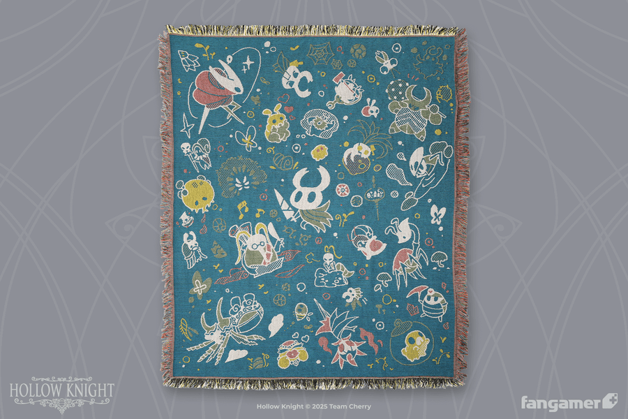 Cozy Critters Throw Blanket - Hollow Knight