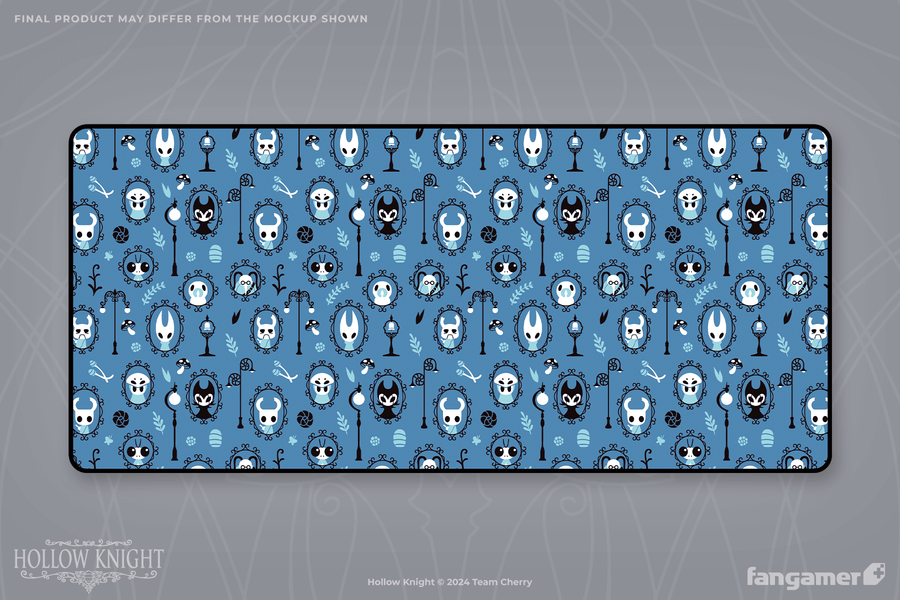 Portraits of Hallownest Desk Mat - Hollow Knight