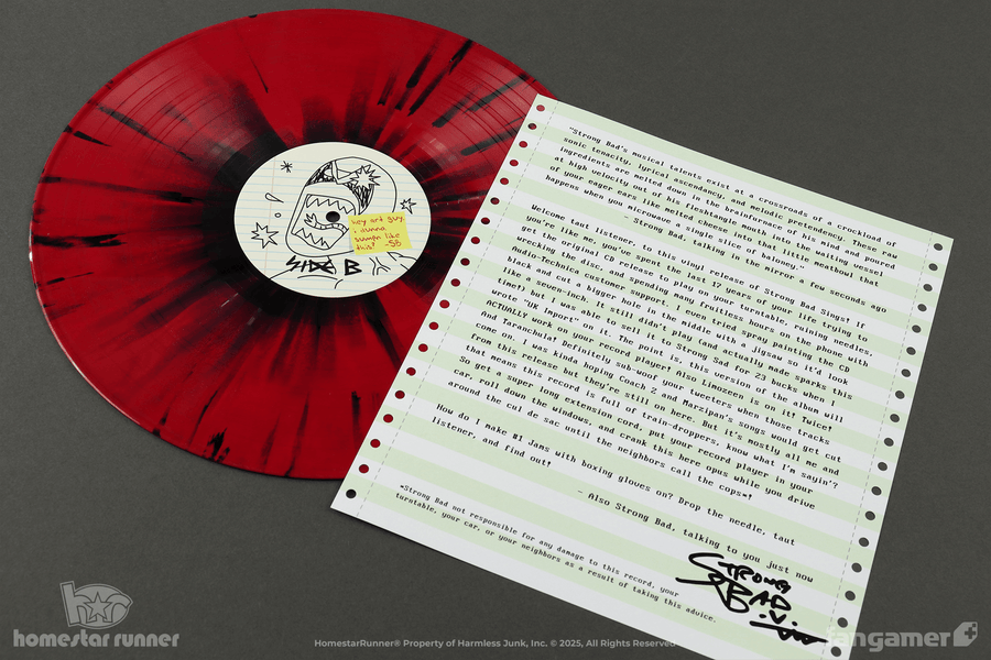 Strong Bad Sings (and Other Type Hits) Vinyl - Homestar Runner