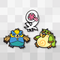 Wonk Monster Enamel Pin Set 2