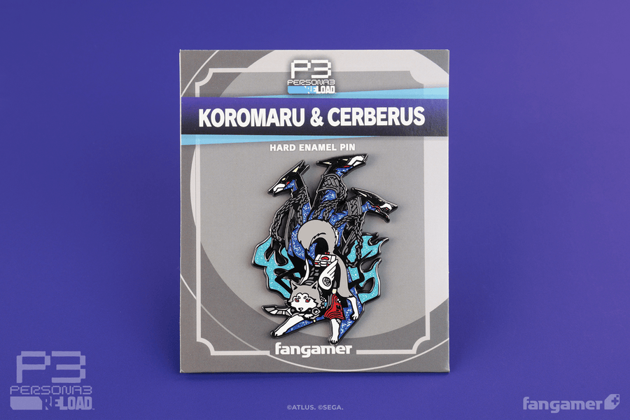 Koromaru and Cerberus Pin - Persona 3 Reload