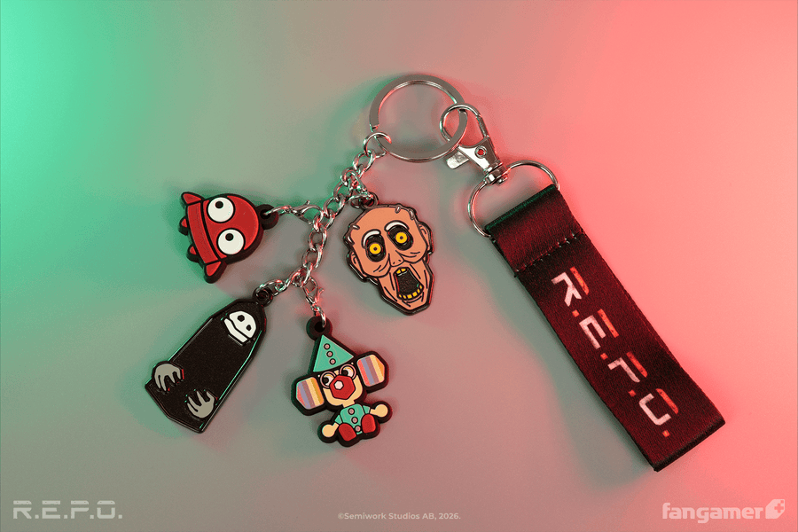 R.E.P.O. Charm Keychain - R.E.P.O.