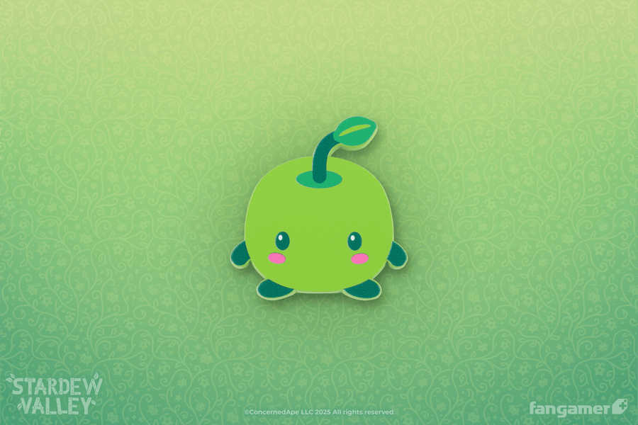Green Junimo Pin - Stardew Valley