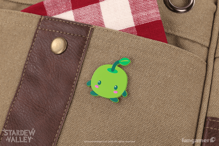 Green Junimo Pin - Stardew Valley