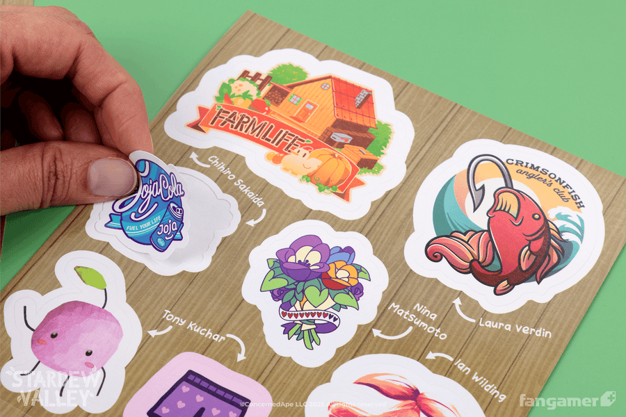 Pelican Town Sticker Sheets - Stardew Valley