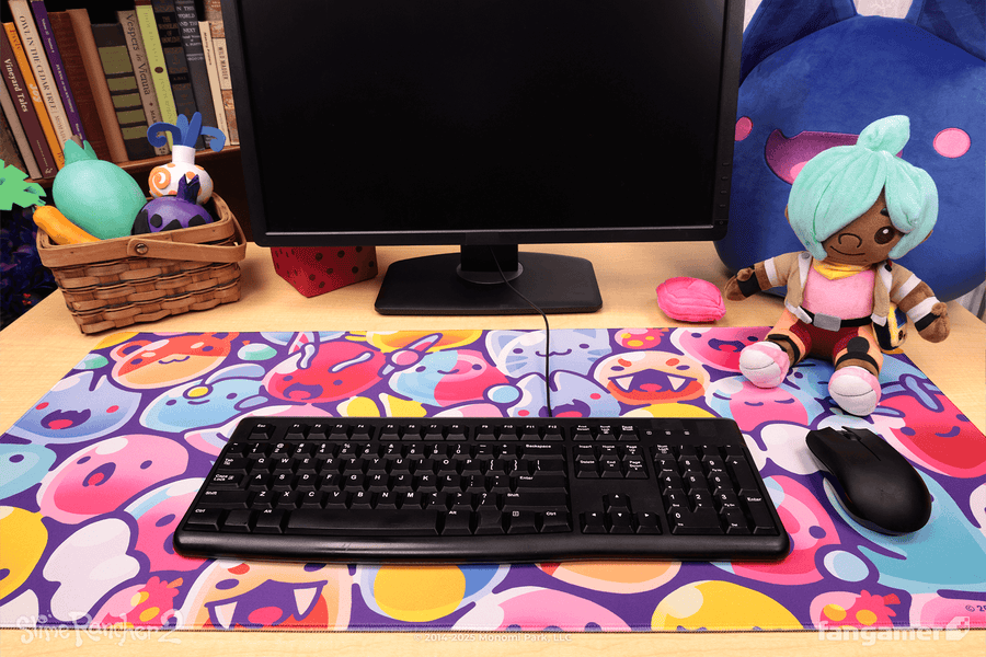 Crowded Corral Desk Mat - Slime Rancher 2