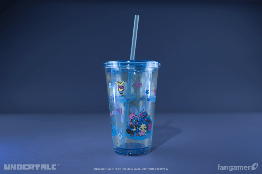 Waterfall Glitter Tumbler - UNDERTALE