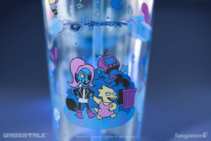Waterfall Glitter Tumbler - UNDERTALE
