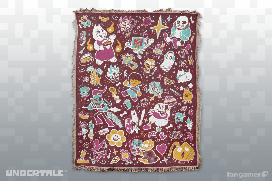 Friends and Foes Throw Blanket - UNDERTALE