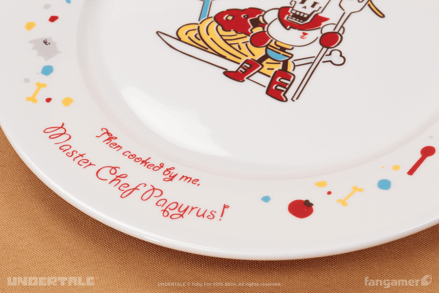 Papyrus Date Commemorative Spaghetti Plate - UNDERTALE