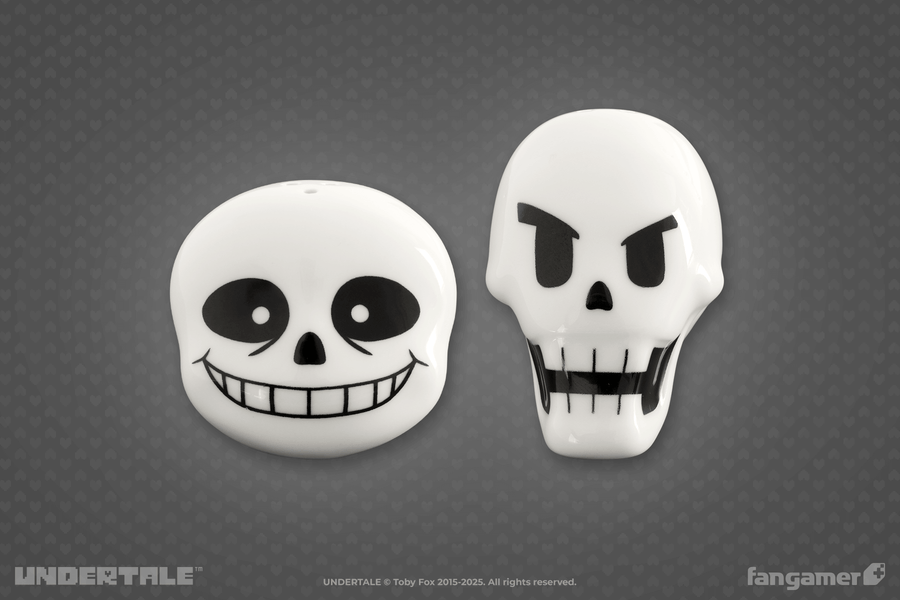 Sans & Papyrus Salt & Pepper Shaker Set - UNDERTALE
