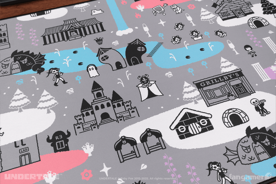 Underground Journey Desk Mat - UNDERTALE