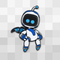 ASTRO BOT Lenticular Pin