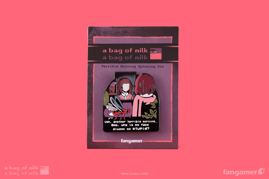 Terrible Morning Spinning Pin - A Bag of Milk