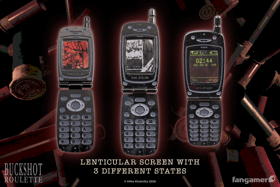 Burner Phone Pin - Buckshot Roulette
