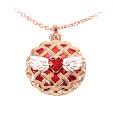 Strawberry Pie Mirror Locket