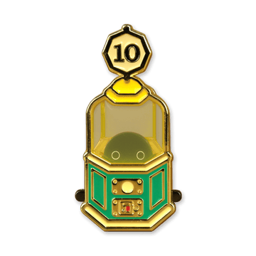 Fortune Teller Crow Sliding Pin
