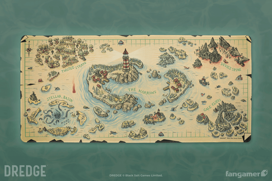 Fisherman's Map Desk Mat - DREDGE