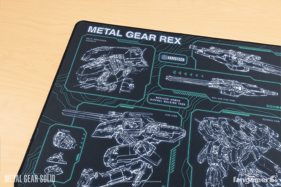 Mechanized Desk Mat - METAL GEAR SOLID